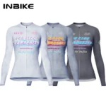 Maglia ciclismo donna manica lunga traspirante con tasche