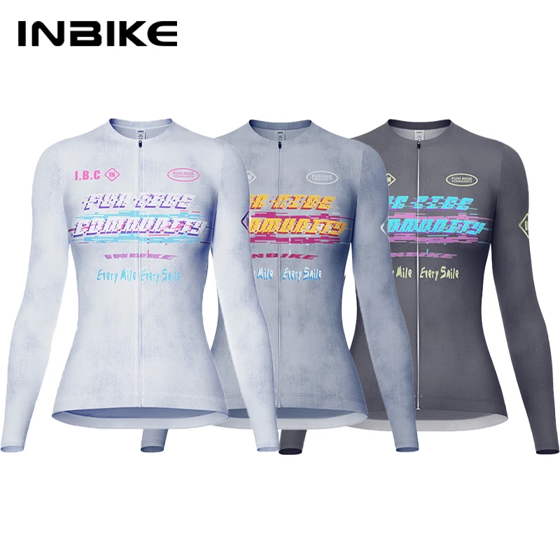kf-S03e4edfee62b44a2a7dd830889e9b798x Maglia ciclismo donna manica lunga traspirante con tasche - immagine 1