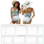 Costume premaman due pezzi a vita alta per gravidanza - immagine 6