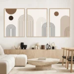 Poster astratto scandinavo geometrico per arredare la casa