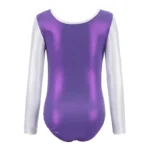 Body da ginnastica bambina a manica lunga per danza e sport - immagine 6