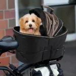Cestino posteriore per bicicletta imbottito per cani - immagine 6