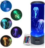 Lampada medusa LED multicolore con telecomando USB