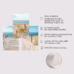 Quadri moderni mare su tela, set 3 pezzi per soggiorno - immagine 4