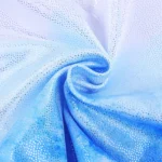 Body ginnastica bambina con glitter a righe blu - immagine 4