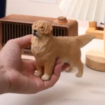 Statuetta cane in legno Golden Retriever fatta a mano - immagine 4