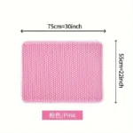 Tappetino lettiera gatto grande doppio strato impermeabile - immagine 4