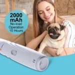 Smerigliatrice elettrica unghie per cani silenziosa ricaricabile - immagine 5