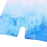 Body ginnastica bambina con glitter a righe blu - immagine 6