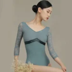 Body da balletto donna manica 3/4 autunno inverno - immagine 5