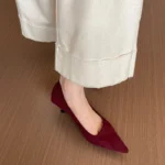 Scarpe Mary Jane donna punta a punta tacco basso eleganti - immagine 4