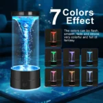 Lampada notturna LED a tornado multicolore USB