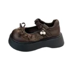 Scarpe Mary Jane donna eleganti con tacco interno e fiocco - immagine 6