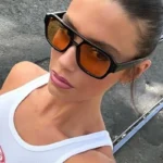 Occhiali da sole donna quadrati oversize doppio ponte - immagine 2