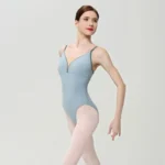 Body danza classica ragazza in cotone elasticizzato - immagine 6