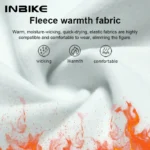 Completo ciclismo termico da donna in pile antivento - immagine 3