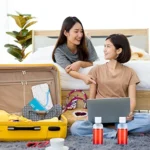 Set flaconi viaggio vuoti in plastica con tappo a vite - immagine 5