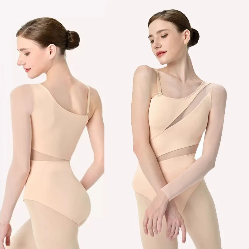 kf-S18038af362494b1a9ec9b58723eb123cN Body danza classica donna e ragazza a manica lunga - immagine 1
