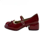 Décolleté Mary Jane donna con tacco spesso e fiocco - immagine 6