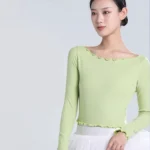 Top da balletto donna manica lunga girocollo - immagine 2