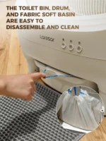 Lettiera per gatti autopulente elettrica con aromaterapia - immagine 4