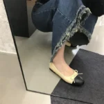 Mocassini donna slip-on con fiocco e suola morbida - immagine 6