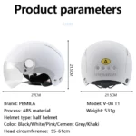 Casco ciclismo PEMILA con visiera magnetica e protezioni - immagine 2