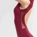 Body da balletto donna con schiena aperta e collo alto - immagine 3