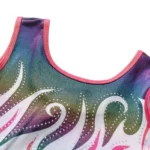 Tuta da balletto scintillante bambina 5-12 anni con fascia - immagine 5
