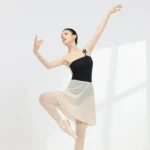 Body da balletto con ricamo bambù per danza classica - immagine 6