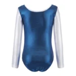 Body da ginnastica bambina a manica lunga per danza e sport - immagine 3