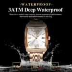 Orologio da donna elegante in acciaio inox con datario - immagine 3