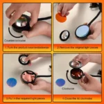 Lampada proiettore tramonto RGB con altoparlante Bluetooth - immagine 3