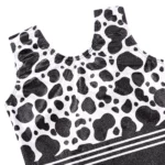 Body danza bambina nero leopardato senza maniche - immagine 4