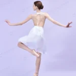 Gonna portafoglio da balletto in chiffon per donna - immagine 6
