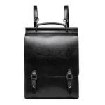Zaino donna in vera pelle con scomparto laptop - immagine 4