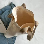 Borsa tote donna in tela capiente per uso quotidiano - immagine 2