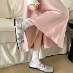 Scarpe Mary Jane estive da donna con nodo e suola morbida - immagine 4