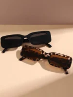 Set 2 occhiali decorativi rettangolari leggeri - immagine 3