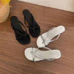 Sandali estivi donna con zeppa e fascia elegante - immagine 6