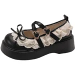 Scarpe Mary Jane donna con tacco spesso e plateau - immagine 6