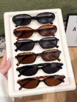 Set 6 occhiali ovali piccoli decorativi moda casual