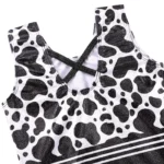 Body danza bambina nero leopardato senza maniche - immagine 5