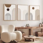 Poster astratto scandinavo geometrico per arredare la casa - immagine 2