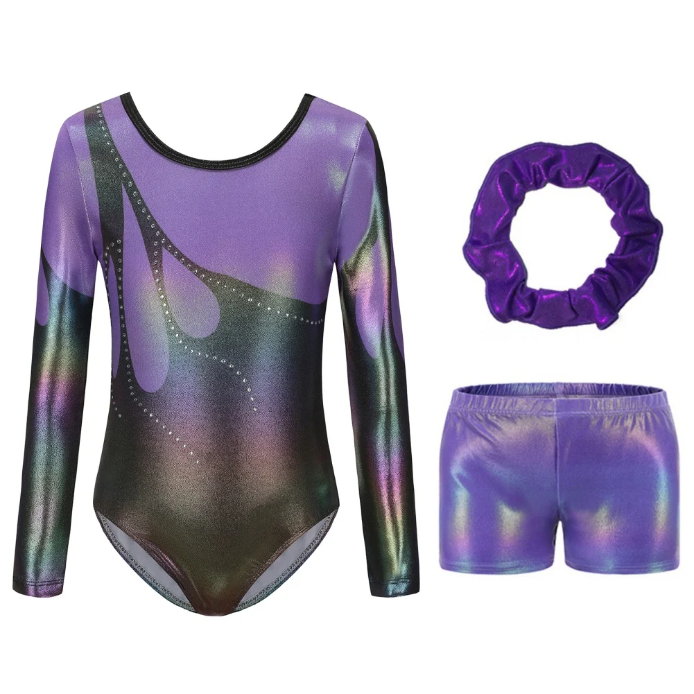 kf-S3898d48fa47f422da4a3e02a20e499070 Body bambina pattinaggio artistico e danza con strass - immagine 1