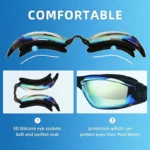 Occhialini nuoto adulti antiappannamento con protezione UV - immagine 4
