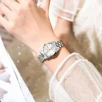 Orologio da donna elegante in acciaio, impermeabile - immagine 5