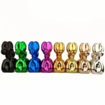 Scultura cane con palloncino in resina per decorazione - immagine 6