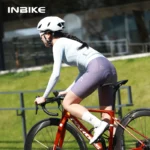 Maglia ciclismo donna maniche lunghe traspirante con tasche - immagine 2
