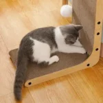 Tiragraffi in cartone a L per gatti grande/piccolo - immagine 5